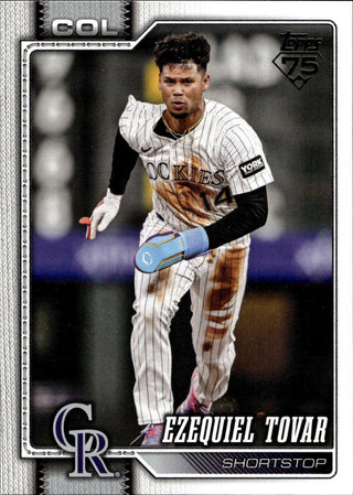 2026 Topps Ezequiel Tovar #136 Colorado Rockies