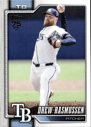 2026 Topps Drew Rasmussen #64 Tampa Bay Rays