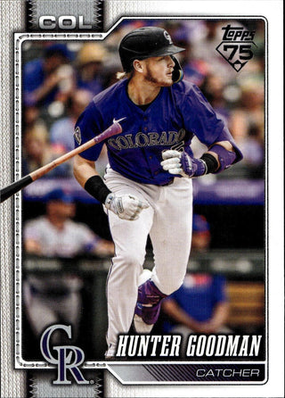 2026 Topps Hunter Goodman #274 Colorado Rockies