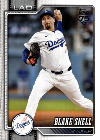 2026 Topps Blake Snell #340 Los Angeles Dodgers