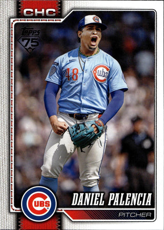 2026 Topps Daniel Palencia #158 Chicago Cubs