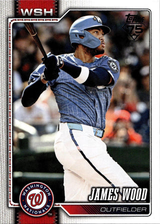 2026 Topps James Wood #349 Washington Nationals