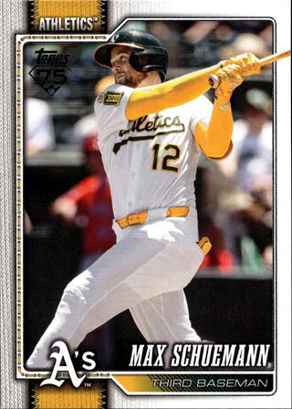 2026 Topps Max Schuemann #225 Athletics