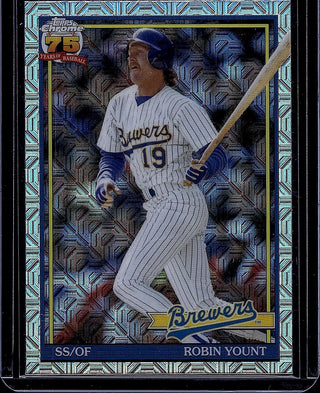 2026 Topps Robin Yount #91C-68 1991 Topps 35th Anniversary Chrome Brewers