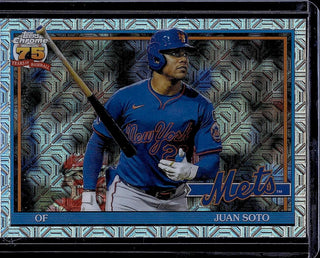 2026 Topps Juan Soto #91C-44 1991 Topps 35th Anniversary Chrome Mets
