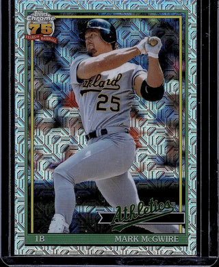 2026 Topps Mark McGwire #91C-49 1991 Topps 35th Anniversary Chrome Athletics