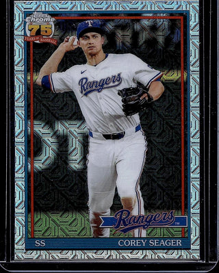 2026 Topps Corey Seager #91C-58 1991 Topps 35th Anniversary Chrome Rangers