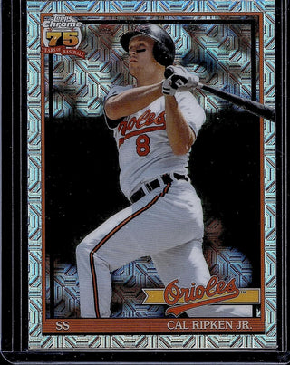 2026 Topps Cal Ripken Jr #91C-63 1991 Topps 35th Anniversary Chrome Orioles