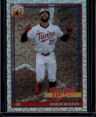 2026 Topps Byron Buxton #91C-65 1991 Topps 35th Anniversary Chrome Twins