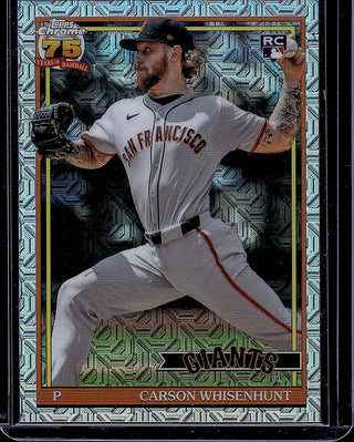 2026 Topps Carson Whisenhunt #91C-52 1991 Topps 35th Anniversary Chrome Giants R