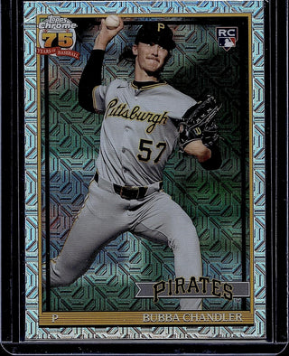 2026 Topps Bubba Chandler #91C-75 1991 Topps 35th Anniversary Chrome Pirates RC