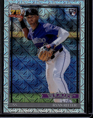 2026 Topps Ryan Ritter #91C-86 1991 Topps 35th Anniversary Chrome Rockies RC