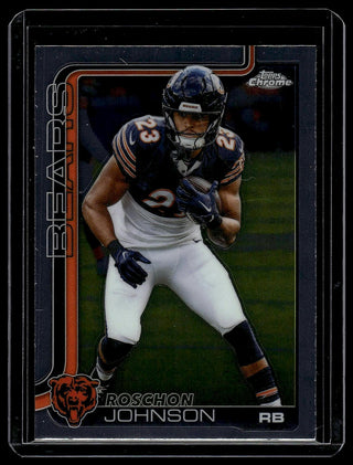 2025 Topps Chrome Roschon Johnson #55 Chicago Bears