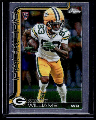 2025 Topps Chrome Savion Williams #340 RC Green Bay Packers